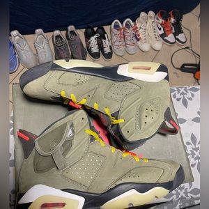 Olive green Travis Scott Jordan 6